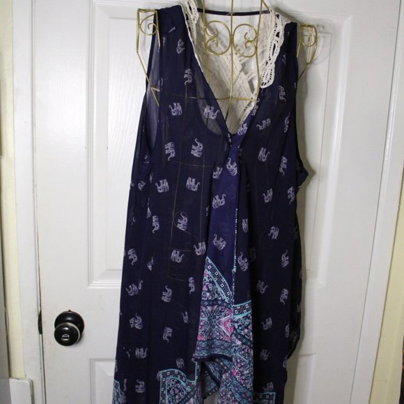 No Boundaries Sheer open front coverup- L/XL - Picture 1 of 6